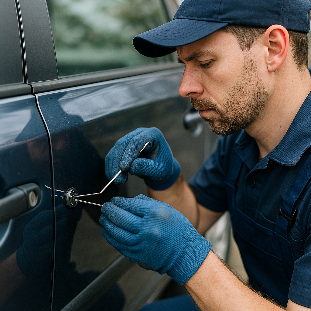 Schlüsseldienst öffnet verschlossenes Auto in Vohwinkel